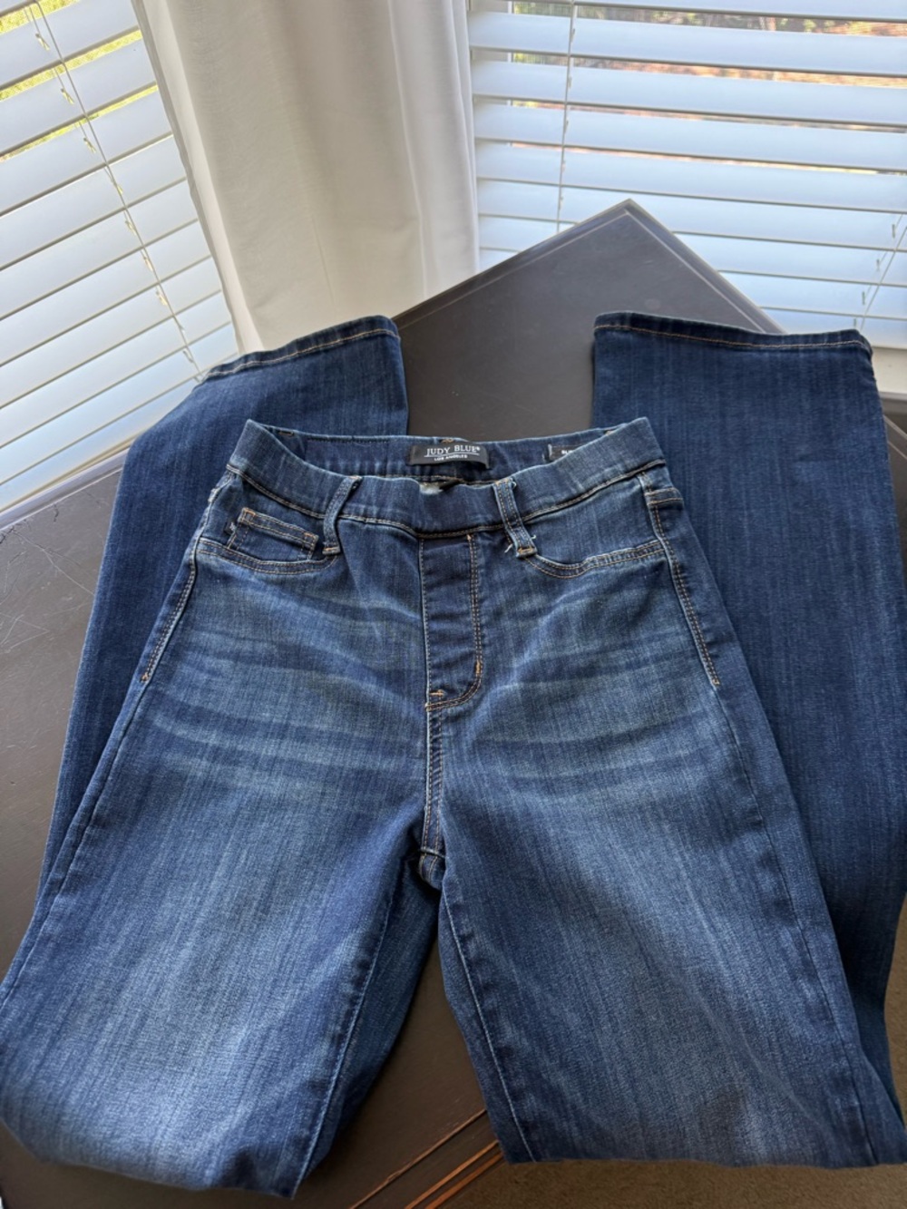 Judy Blue Medium Dark Blue Boot Cut Stretch Jeans